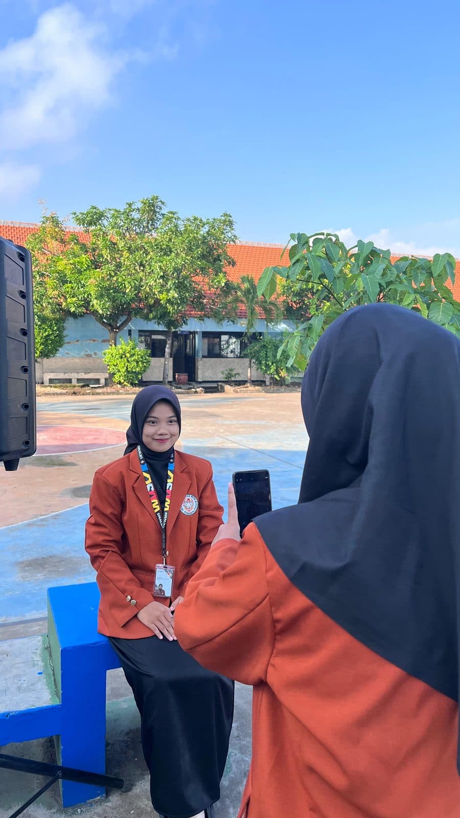 Suasana Lingkungan SMP Negeri 18 Surabaya